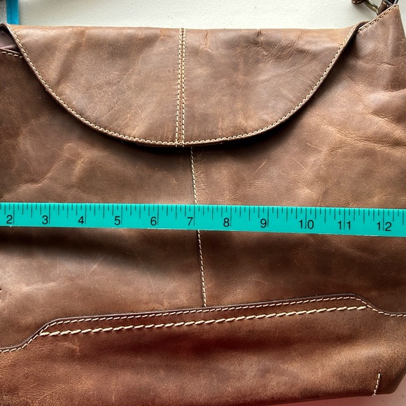 Born brown leather shoulder bag purse - Picture 6 of 7